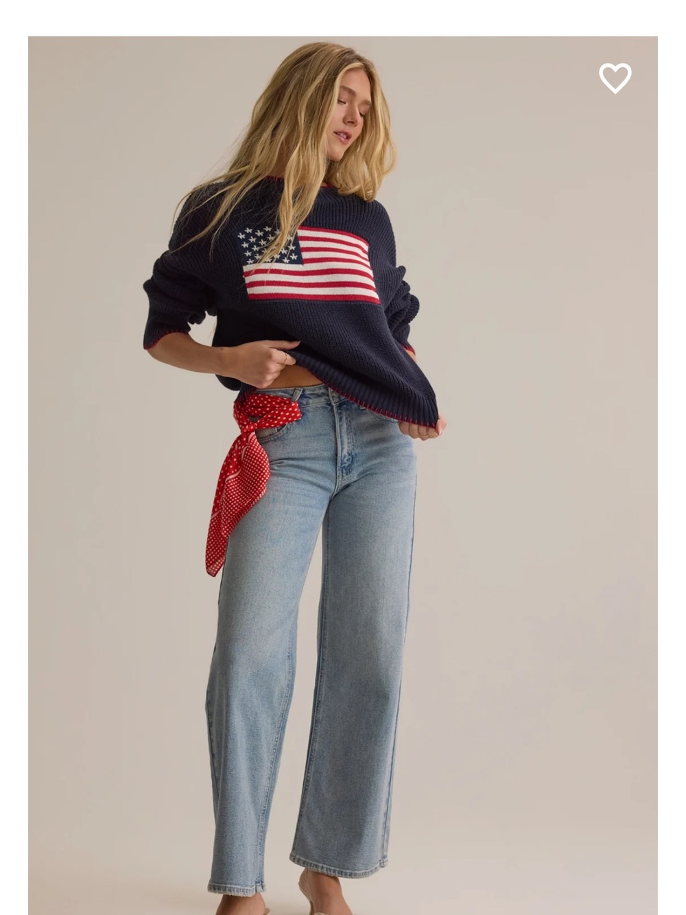 Altar’d State USA Flag Sweater
